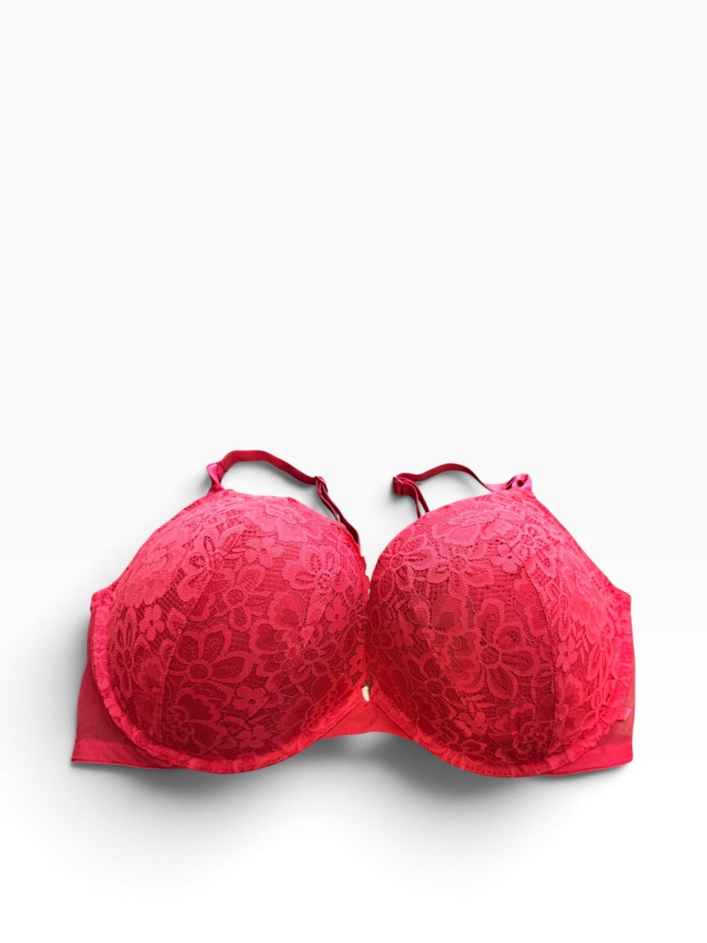 Victoria’s Secret Red Lace Push-Up Bra